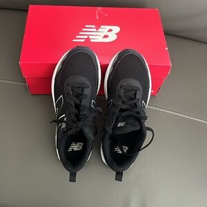 New Balance Big Girl Black Sneakers